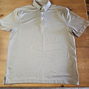 Roundtree & Yorke Men's Performance Golf Polo Tan Size Medium